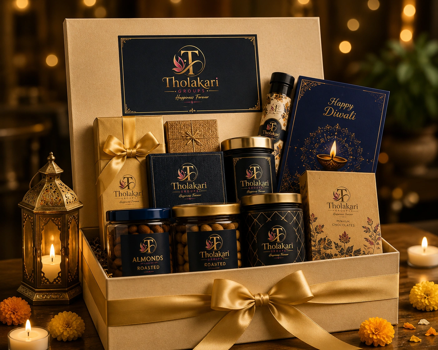 Premium festive corporate gifting hamper for clients and employees